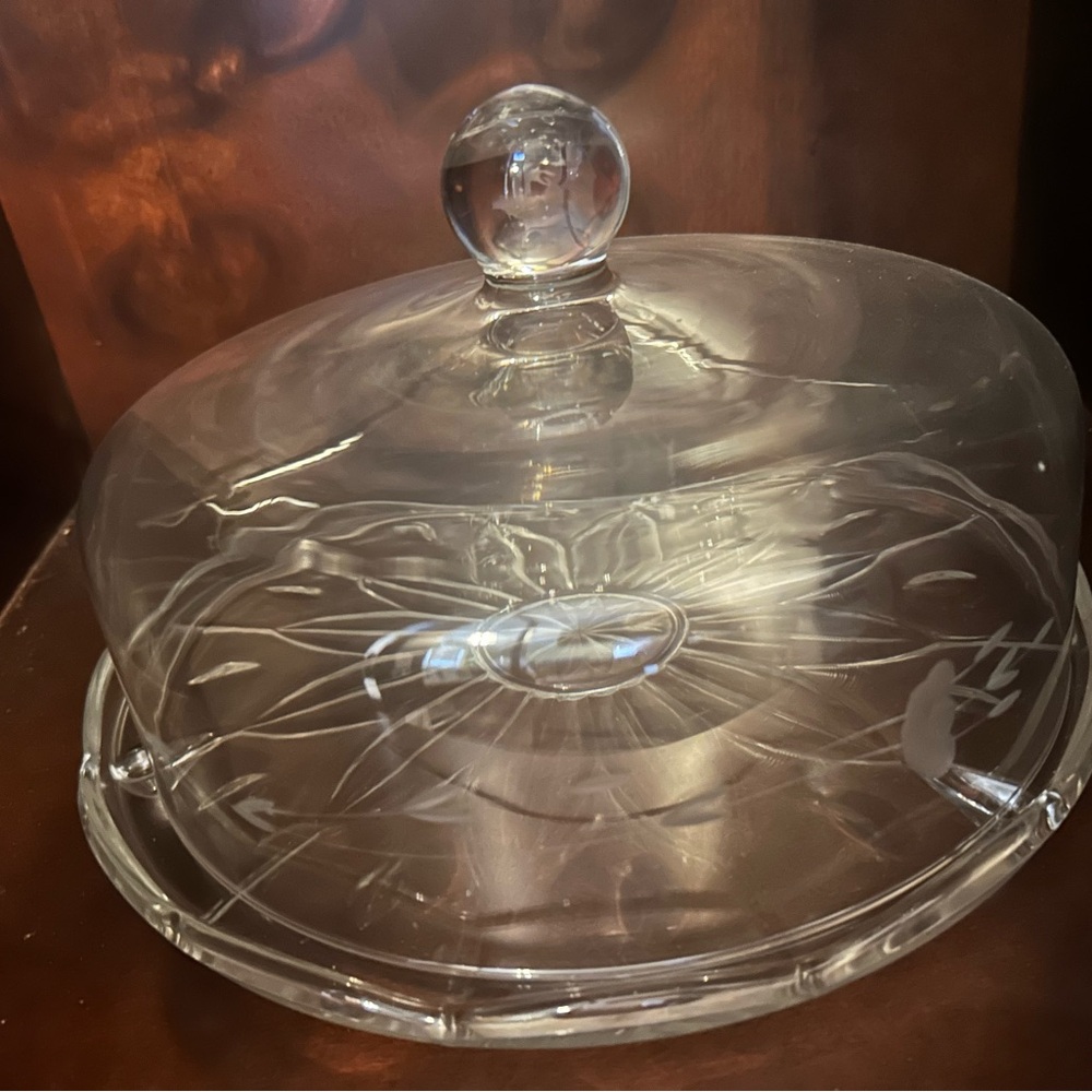 Princess House Elegant Glass Cake Dome